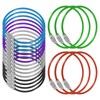 [PATIKIL] 20pcs 6.3" Length Wire Keychain Cable Stainless Steel Key