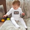 Azeeda 3-6 Month 'British flag ' Baby Romper Jumpsuit/Sleep Suit