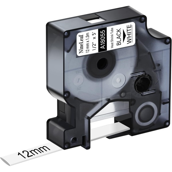 NineLeaf 10 x Compatible for Dymo Rhino 18055 S0718300 Tape