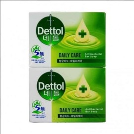 Dettol Antibacterial Soap Daily Care 100g 4pcs / 데톨 향균비누 데일리케어 100g 4개
