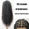 Crochet Boho Box Braids With Human Hair Pre Looped Hair