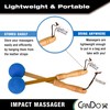 CanDo Percussion Massagers 2 Pack Manual Ball Massage, Flexible Stick