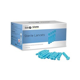 Kinetik Wellbeing Sterile Lancets (Pack of 200) – Used by The NHS – in Association with St John Ambulance – Lancets Available on Prescription