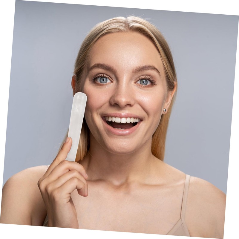 NOLITOY 2pcs Jade Face Skin Skin Scraping Massage Eye Ladies