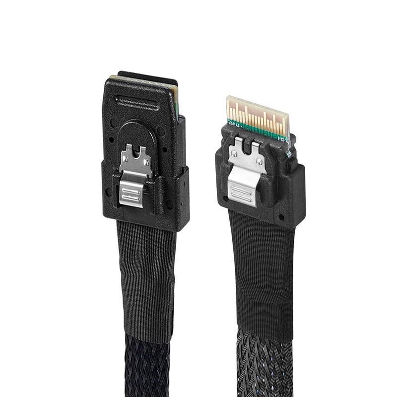 Twozoh SFF-8654 to SFF-8087, Mini SAS 4.0 SFF-8654 4i 38