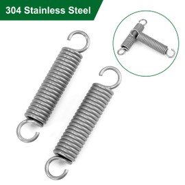 GUNGY Tension Springs with Hooks Stainless Steel Tension Spring Tension Spring 80 mm Outer Diameter 16 mm Wire Diameter 2.5 mm Maximum Tensile Force 19 kg 2.5 x 16 x 80 mm
