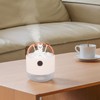Mini Humidifier 600ml 40ml/H Dual Mode Bear On Swing Night