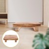PRETYZOOM Wooden Step Stool for Adults 7 Inch Height Compact