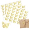 750pcs Butterfly Envelope Stickers, Gold Foil Butterfly Stickers Butterfly Envelope