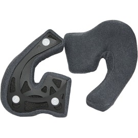 Shoei JWING/MULTEC/RJPL-R Cheek Pads Street Motorcycle Helmet Accessories - Black / 33mm