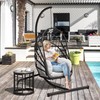 YITAHOME Hanging Egg Chair with Stand, Rattan Wicker Swing Egg