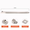 HarJue Shower Head with Extension Arm, High Pressure Square with