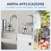 WestCH 16 pezzi Adattatore per Rubinetto in Metallo, Connettore per