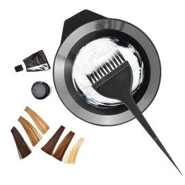 topolenashop Haarfärbe-Set mit Schüssel und Pinsel | Professionelles Haarfärbe-Set für Zuhause oder Friseur | Zubehör zum Färben, Henna, Bleichen | Art. 70426