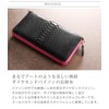[Sankyo Shokai] Diamond Python Long Wallet with Shoulder Strap Women's