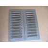 RodLouvers Pair of Aluminum Angled 5” 11 Louvered Panels