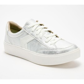 Dr. Scholl's Lace-Up Casual Sneakers - Madison Lace:_Silver_6-1/2 Medium