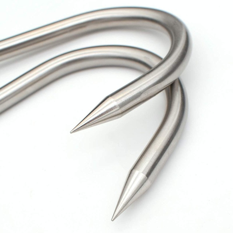 10" Meat Hooks,8mm Heavy Duty S-Hooks HONSHEN Stainless Steel Meat