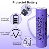 14500 Rechargeable Battery 2500mAh 3.7Volt Lithium Batteries for Headlamp Flashlight