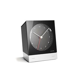 JACOB JENSEN 340 Quartz Alarm Clock, Silver