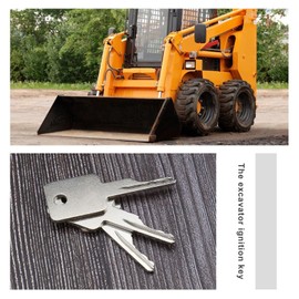 The Lord of the Tools 10PCS D250 Ignition Starter Keys 307852A1 6693241 6709527 Compatible with Terex Compatible with Grove Compatible with JLG Forklift Trencher Loader Compactor