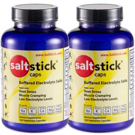 SaltStick cápsulas electrolitos reemplazo cápsulas Suplemento dietético 100 unidades botella, 200 Capsules