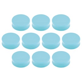 Ergo Large magnets, diameter 34 mm x 12.5 mm, pack of 10 baby blue