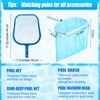 SiliFine 5 Pcs Swimming Pool Cleaning Kit 17.5'' Brush Head
