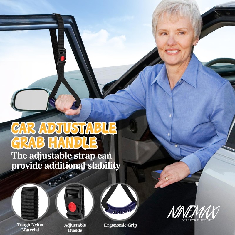 NINEMAX Car Handle Mobility Aid Disabled Car Door Assist Handle