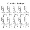 10 PCS 1-7/8 Inches Plastic Valance Clips - Replacement Clips
