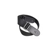 rockson Heavy Duty 2 Piece Guitar Bass Strap Round Black