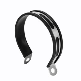 Stainless Steel Exhaust Pipe Bracket Bracket Half Circle Exhaust Muffler Pipe Fixing Bracket Suspension Strap For Motorcycle Universal