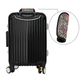 Ruhuayoupin Luggage Handle Wrap Unique Luggage Wraps for Suitcase Neopener Luggage Identifiers Travel Luggage Handle Covers，3 Pack Luggage Sticker Bright Bag Identifier for Luggage (Mandala)