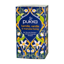 Pukka BIO Kamille, Vanille und Manuka-Honig Tee, 20 Beutel, 32g
