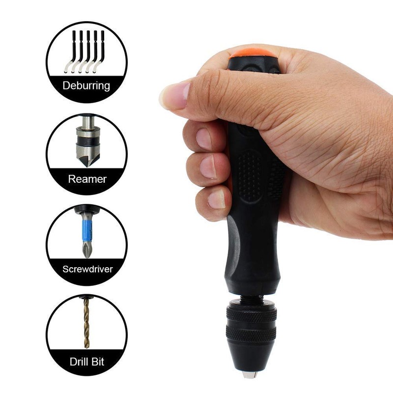 AUTOTOOLHOME Adjustable Pin Vise Hand Drill Chuck Capacity 0-5/16" Model
