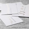 Appointment Cards (Set of 100) with Exclusive Gold Embossing for