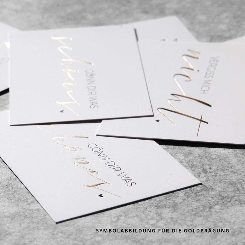 Appointment Cards (Set of 100) with Exclusive Gold Embossing for