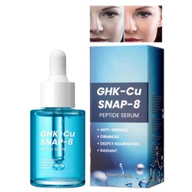 Suero Facial con Péptidos GHK-Cu y SNAP-8, Aceite Esencial de Cobre Azul, Hidratación Profunda, Limpieza y Cuidado de la Piel Refrescante (1 PCS)