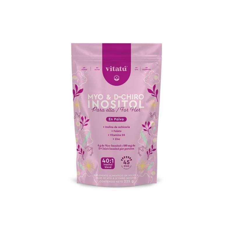 Vitatú Myo Inositol Chiro Mezcla Folato Vitamina Zinc Suplemento Alimenticio