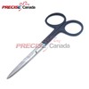 PRECISE CANADA Premium Iris Supercut Micro Scissors Straight 4.5" With