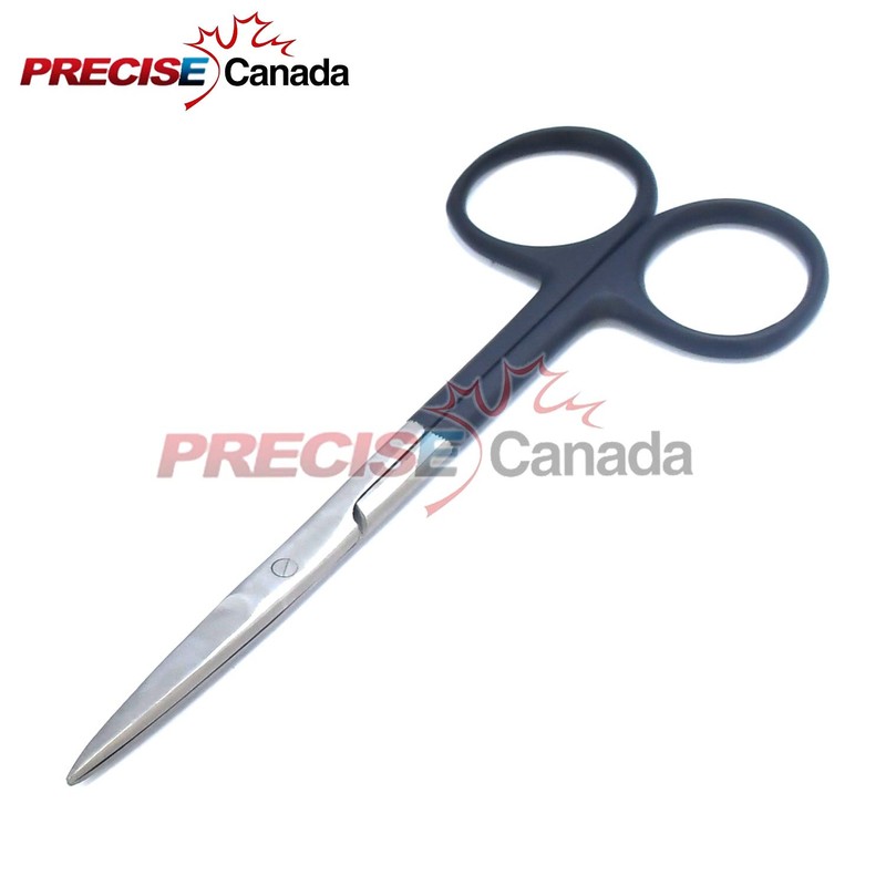 PRECISE CANADA Premium Iris Supercut Micro Scissors Straight 4.5" With