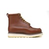 HANDROCK Men's Stylish Classic 6" Soft Moc Toe Leather Work