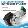 Aumzong 06350-SAA-G30 Ignition Switch Lock Cylinder Assembly with 2 Remote
