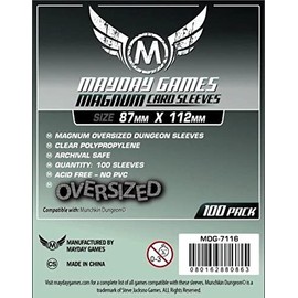 Mayday Games Magnum Oversized Dungeon Sleeves
