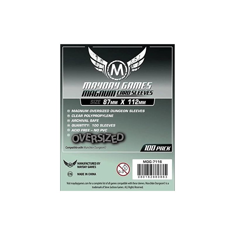 Mayday Games Magnum Oversized Dungeon Sleeves
