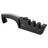 Knife Sharpener Diamond Black Ergonomic Multifunctional Adjustable 3 Stages Kitchen