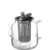 Premier Housewares High Borosilicate Teapot, 1000 ml, with Strainer, 14