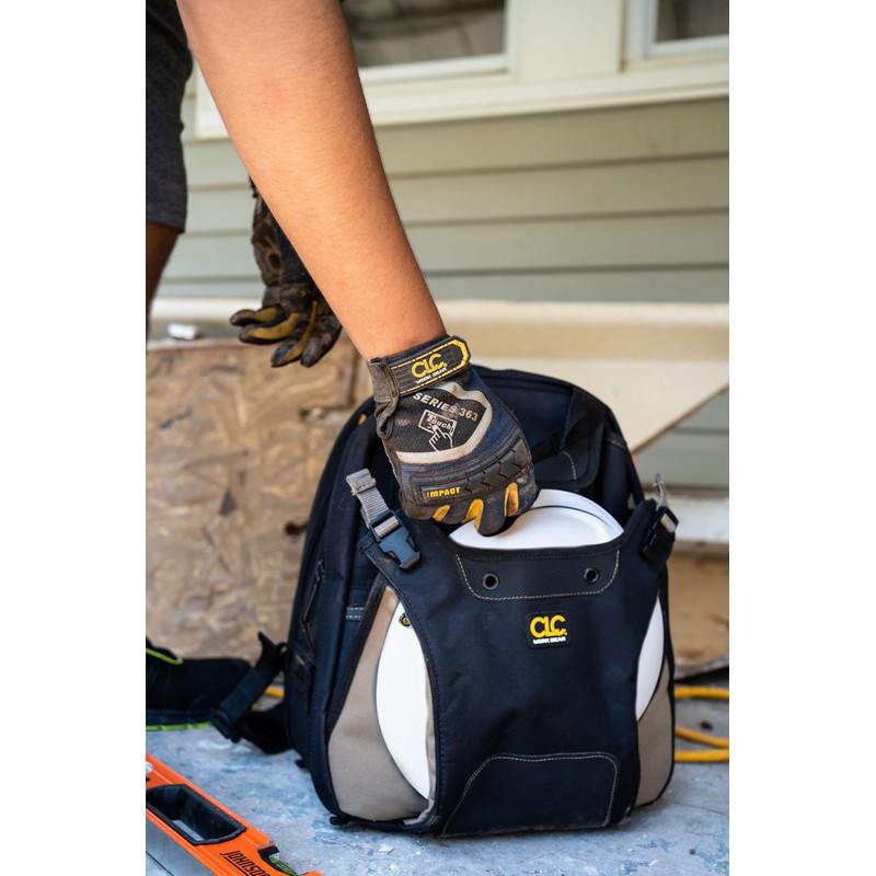 CLC Work Gear 1134 Carpenter's Tool Backpack, 44 Pockets, Padded