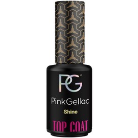 Pink Gellac Top Coat Gel UV 8ml - Lang Anhaltender UV Top Coat für 14 Tage Nägel in Salonqualität - Shellac Made in Holland - Glänzender und Farbloser Überlack