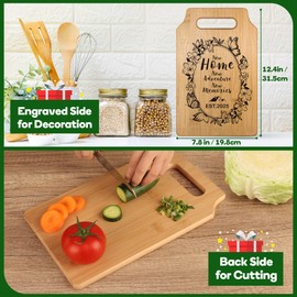 Housewarming Gift for New House Homeowner,First Home Gift Ideas for Couples,Realtor Gift to Clients,House Warming Gifts for Women Men,Closing Gifts for Home Buyers,Best New Home Kitchen Cutting Board